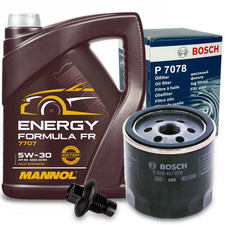 BOSCH ÖLFILTER + MANNOL 5W30