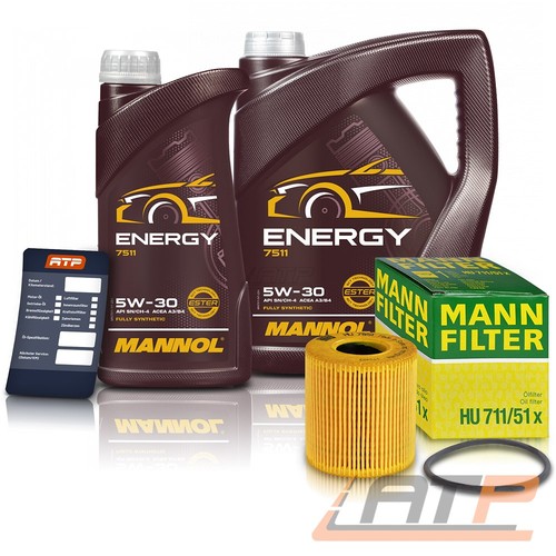 Mann ölfilter 5w 30 - mann, 6l