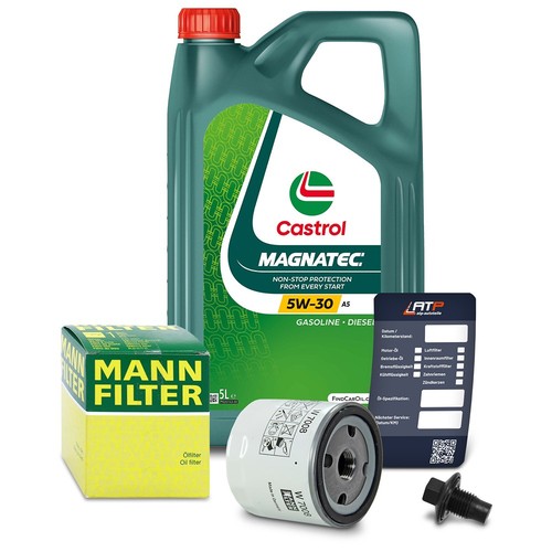 Mann ölfilter castrol - Ölfilter+5l,