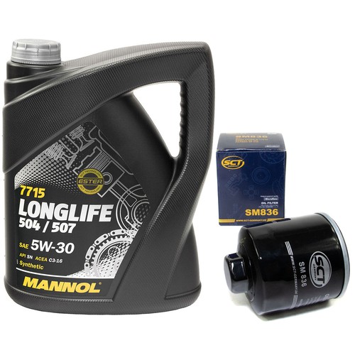 Motoröl set 5w30 liter - 5,