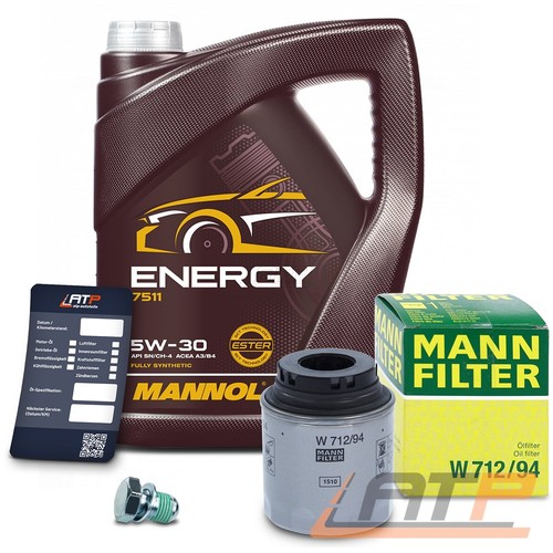 Mann ölfilter 5w 30 - +, fÜr