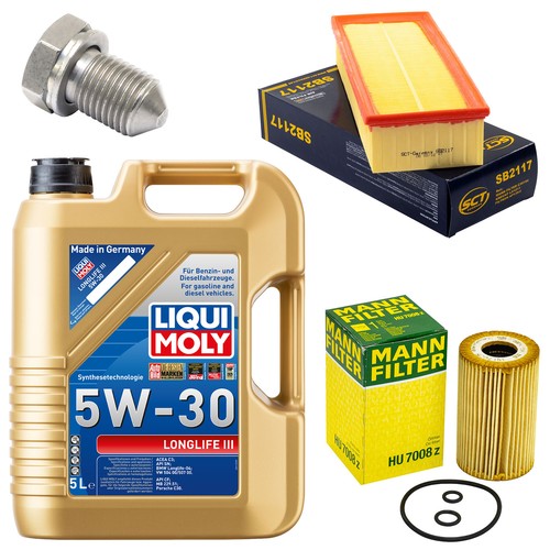 Motoröl filter set 5 - motoröl,