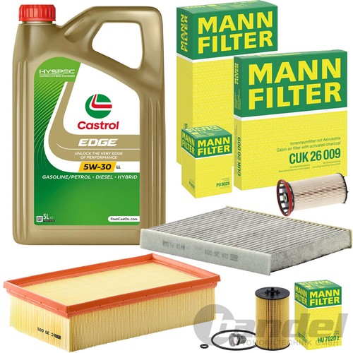 Mann filterset castrol - mann,