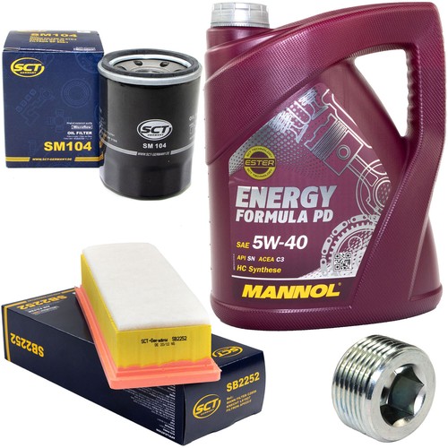 Motoröl filter set - motoröl, 5w40